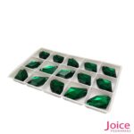 Imitação Swarovski Formato Irregular Base Reta Com Furo 16mm x 27mm C/64unidades - Imagem 10