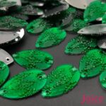 Chaton Gota Resina Cascalho Base Reta Com Furo 15mm X 26mm C/200unidades - Imagem 13