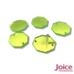 Espelho Octagonal 18mm X 20mm Com Furo Para Costura C/200 Unidades - Imagem 12