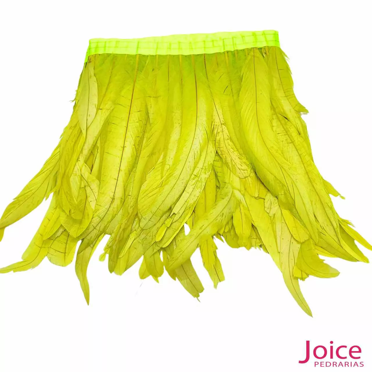 verde-limao Franja Penas Rabo De Galo C/2metros (25cm-30cm) - Imagem 7