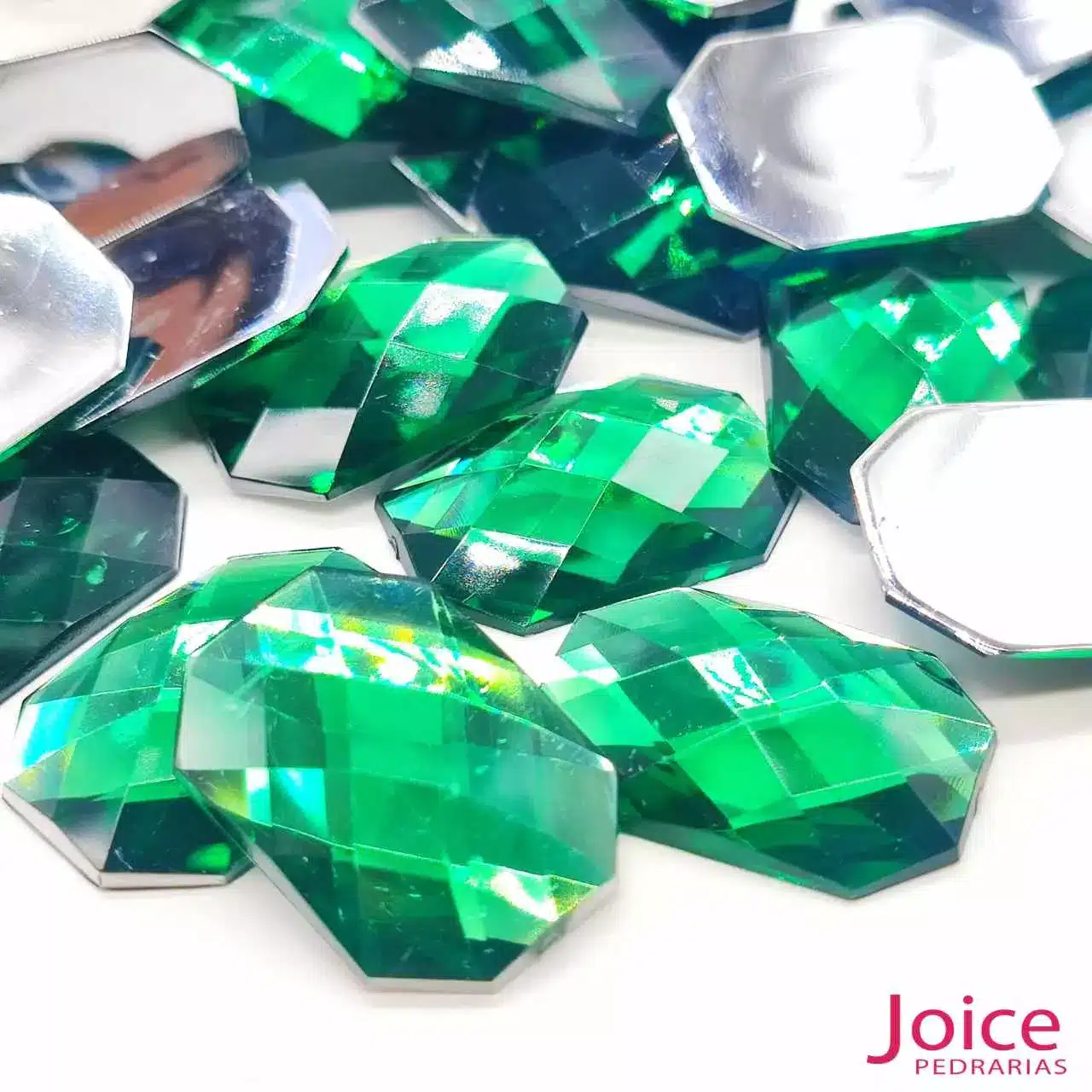 verde-medio Retângulo Acrílico 18mm X 25mm C/200Unidades - Imagem 23