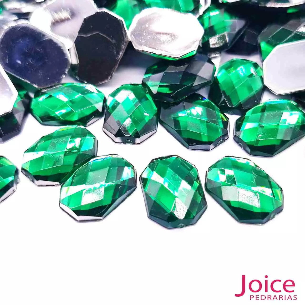 verde-medio Retângulo Acrílico 10mm X 14mm C/1000Unidades - Imagem 41