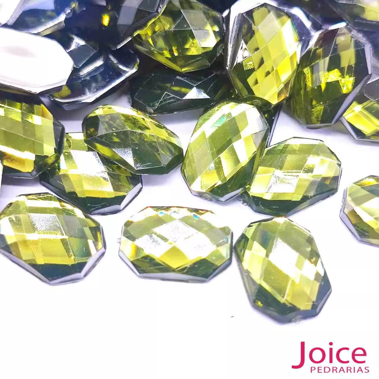 verde-musgo Retângulo Acrílico 10mm X 14mm C/1000Unidades - Imagem 36