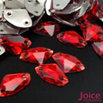 Chaton Resina Com Formato Irregular Base Reta Com Furo 8mm × 14mm C/1000unidades