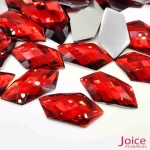 Chaton De Resina Assimetríco Com Base Reta 20mm x 38mm C/100-Unidades