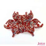 Aplique Flor Com Strass De Cristal 70mm x 100mm C/10-Unidades Ref:19-078 - Imagem 7