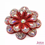 Aplique Flor Com Strass De Cristal 60mm C/10-Unidades Ref:22-787 - Imagem 9