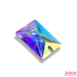 Retângulo De Resina AB Com Furo 18mm X 25mm C/200-Unidades - Imagem 2