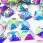 Chaton Resina AB Com Formato Irregular Base Reta Com Furo 16mm × 21mm C/500unidades - Imagem 3