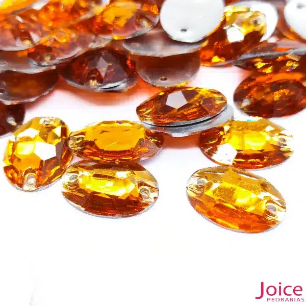 15370043718-laranja-378.webp Chaton Oval Resina Base Reta Com Furo 13mm X 18mm C/500-Unidades - Imagem 3