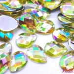 Chaton Gota Sextavado Acrílico AB 10mm X 14mm Acrílico C/1000-Unidades - Imagem 9