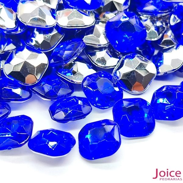 azul bic 04 Quadrado Base Irregular Acrilico 10mm x 10mm C/1000-Unidades - Imagem 6