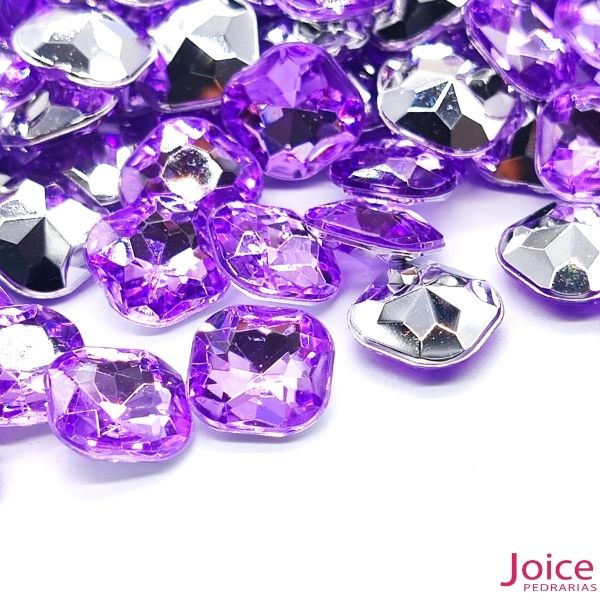 lilas 07 Quadrado Base Irregular Acrilico 10mm x 10mm C/1000-Unidades - Imagem 13