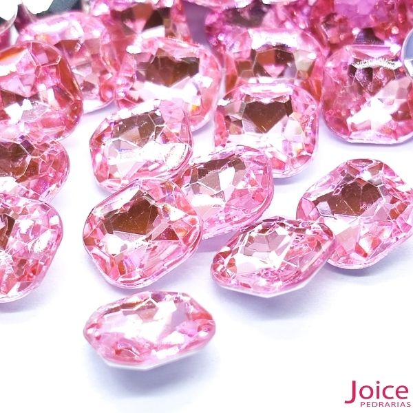 rosa bb 09 Quadrado Base Irregular Acrilico 10mm x 10mm C/1000-Unidades - Imagem 17